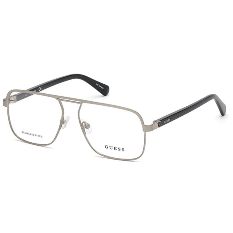 Guess Mens Grey Square Eyeglass Frames Gu196601057