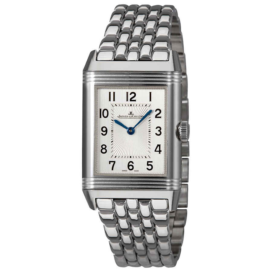 Jaeger-lecoultre Reverso Classic Medium Duetto Mens Hand Wound Watch Q2588120 In Black / Blue / Silver