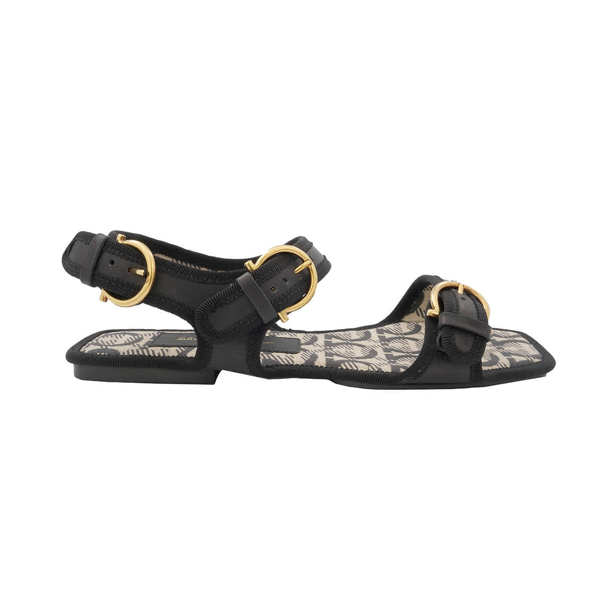 Ferragamo Nomadic Stories Sandal In Black