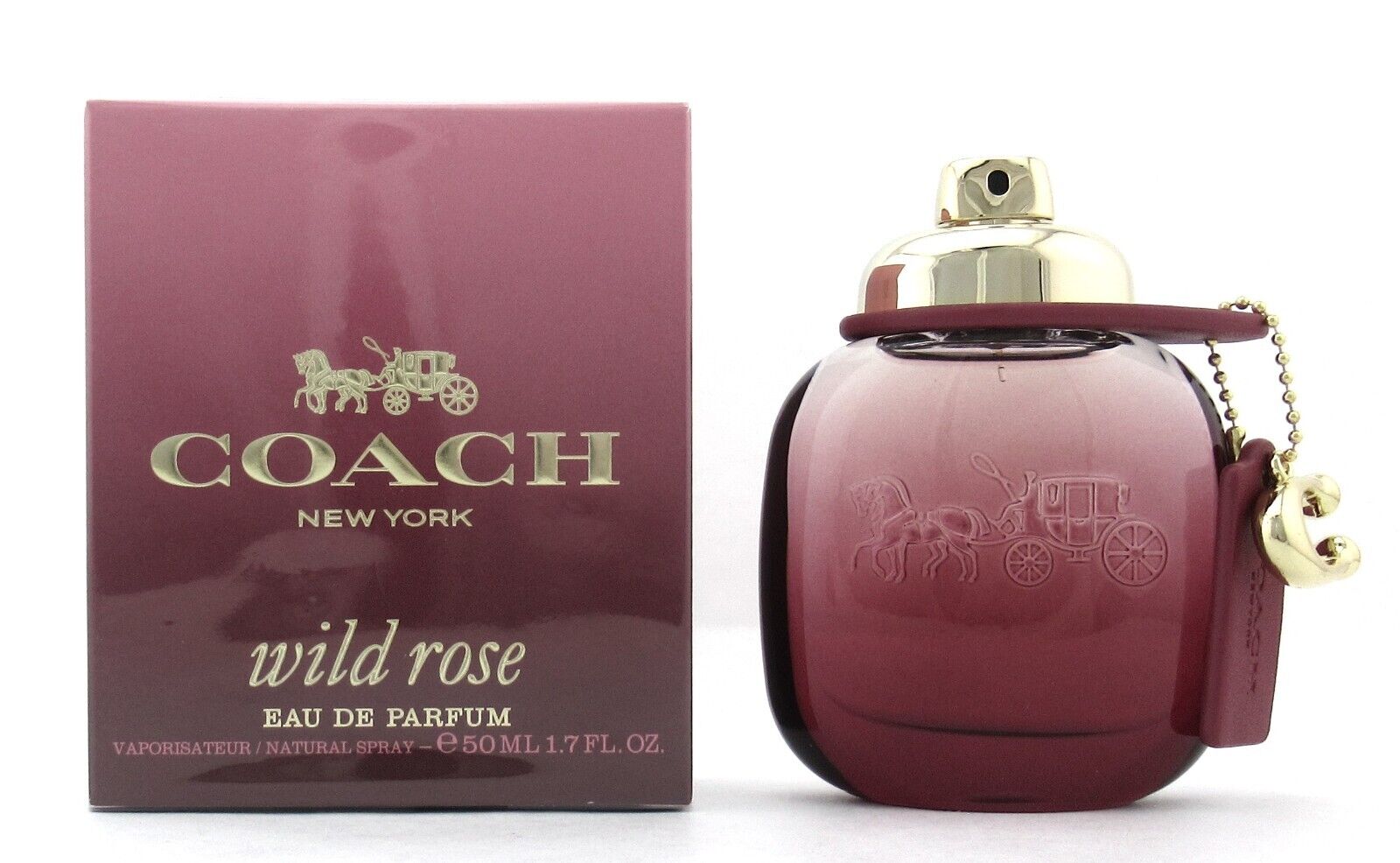 Coach Ladies Wild Rose Edp Spray 1.7 oz Fragrances 3386460126588 In Red / Rose