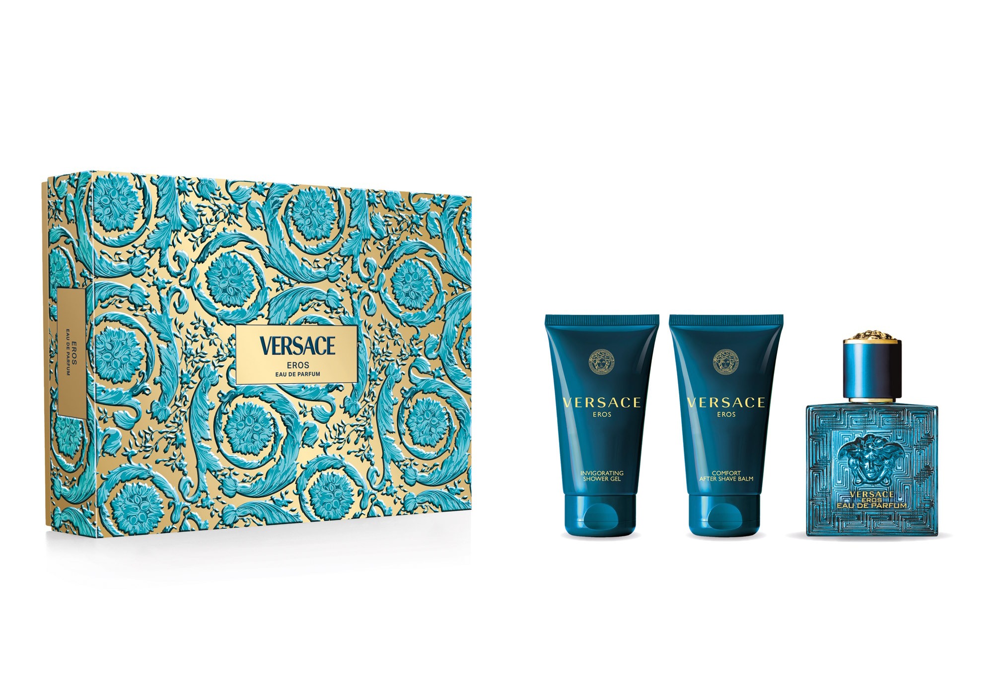 Versace Mens Versace Eros Gift Set Fragrances 8011003899944