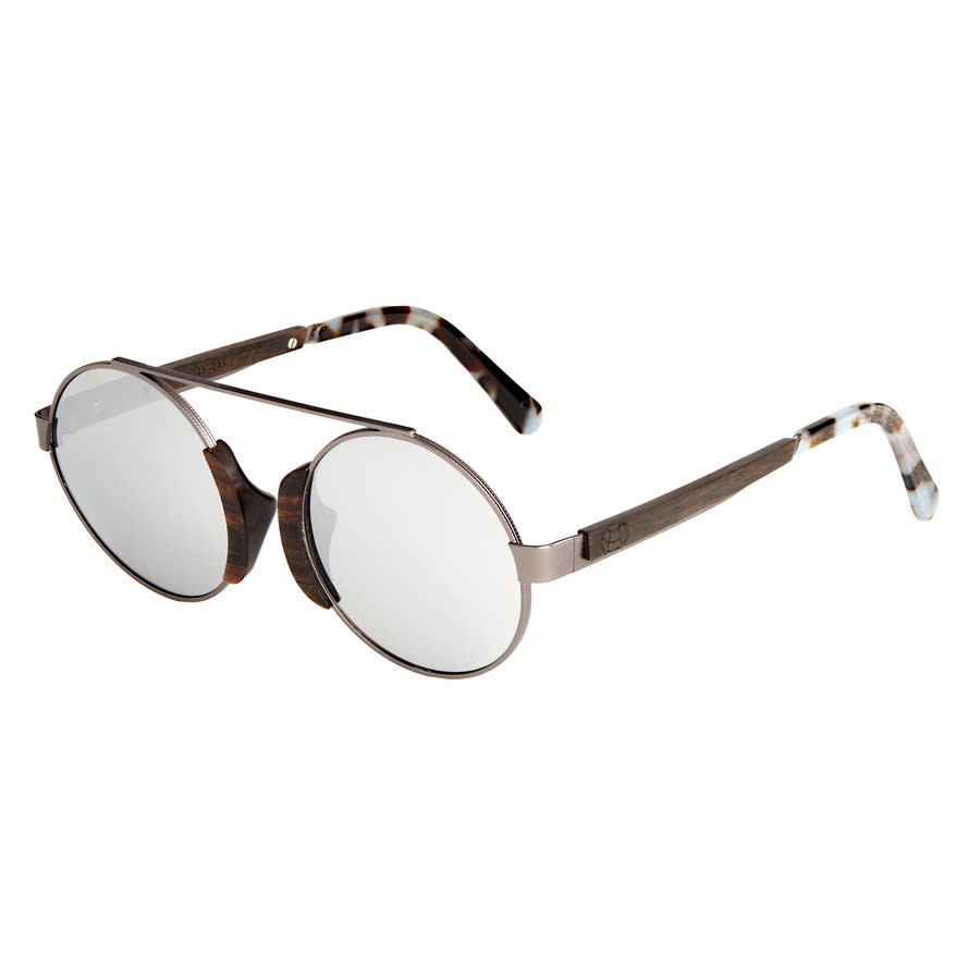 Earth Unisex Gunmetal Round Sunglasses Esg038e