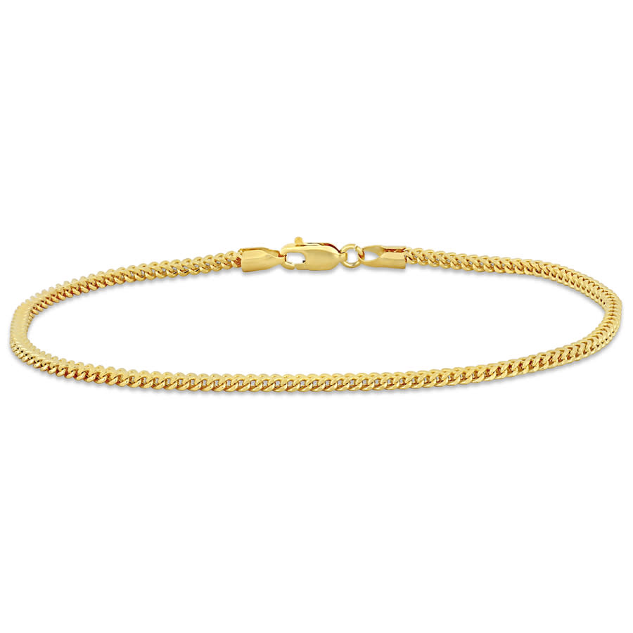 Amour 2.3mm Franco Chain Bracelet In 10k Yellow Gold In Yellow