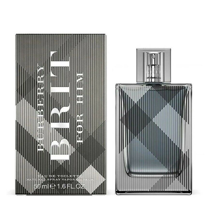 Burberry Brit Men /  Edt Spray 1.6 oz (50 Ml) (m) In Green / Grey