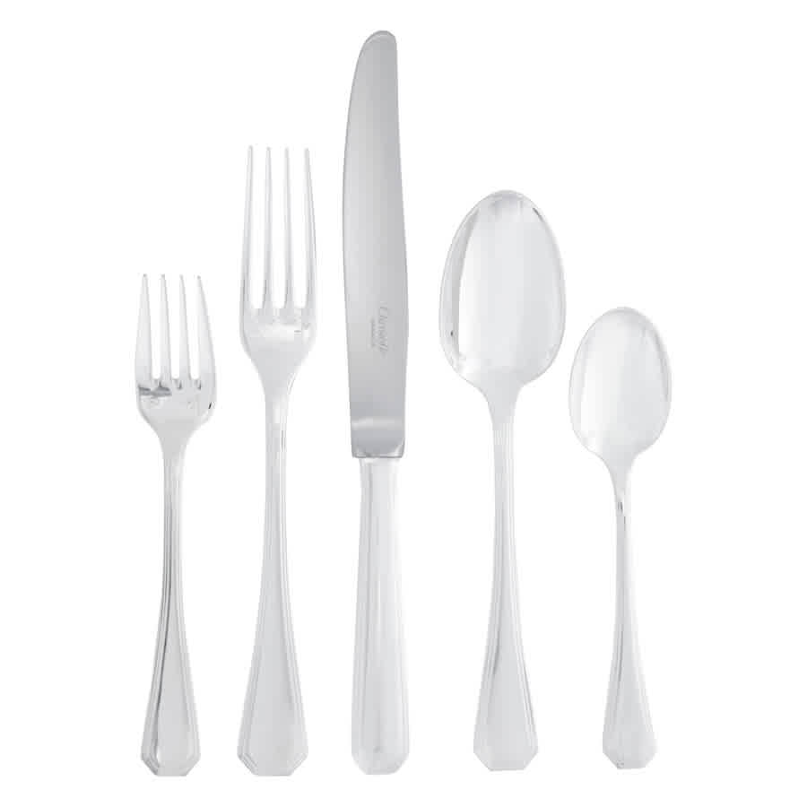 Christofle Silver Plated America 5 Piece Set 0001-185 In Silver