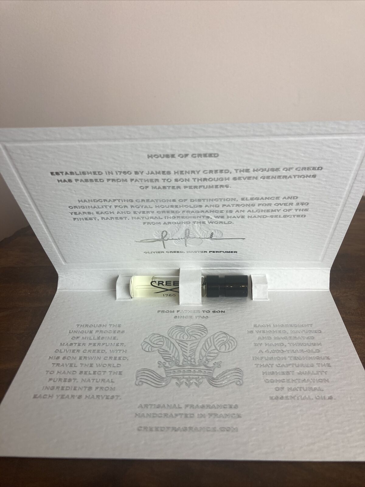 Creed Unisex Creed Original Vetiver EDP 0.06 oz Fragrances 3508440501073