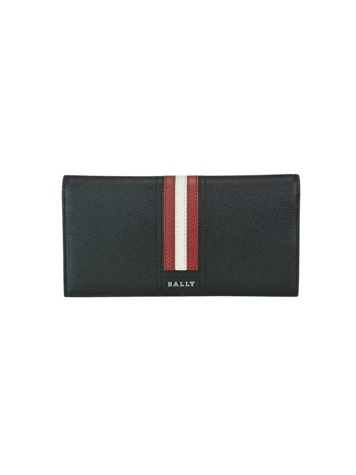 Bally Taliro Bovino Continental Wallet Black