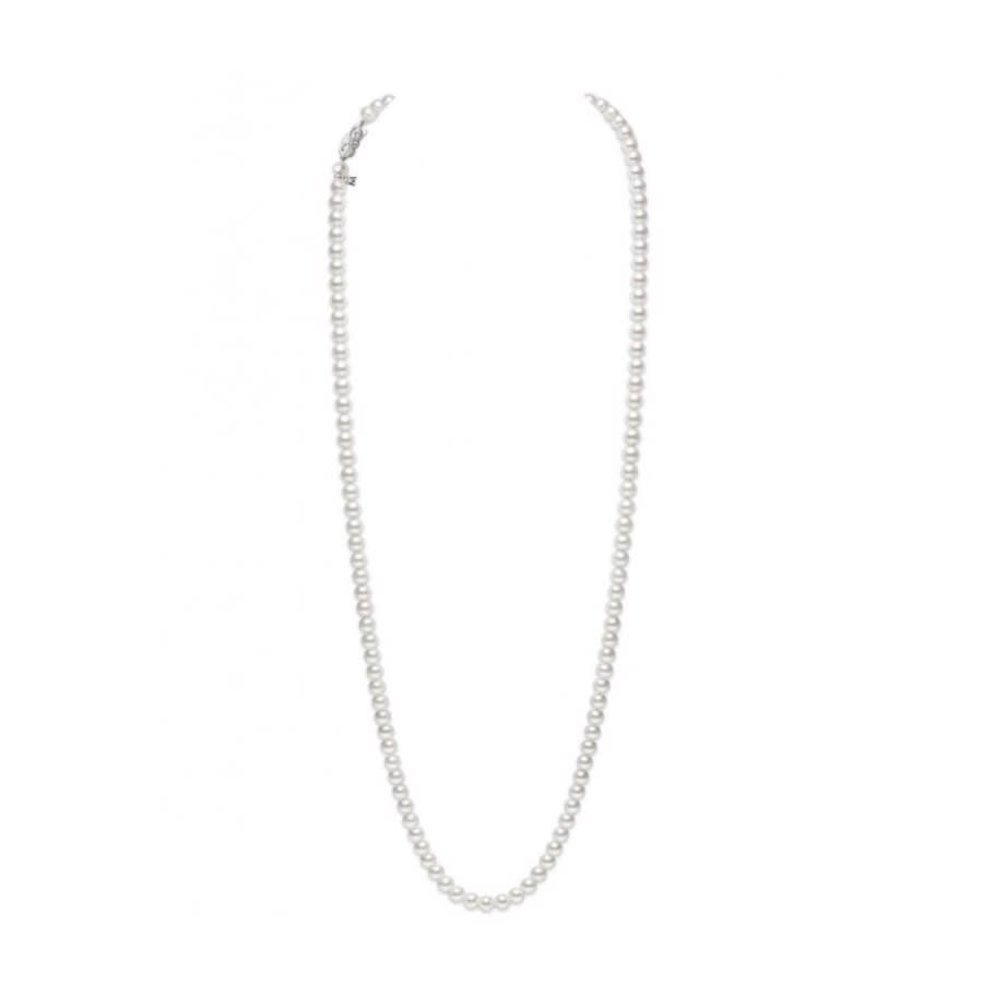 Mikimoto Akoya Cultured Pearl Strand In White Gold - 32 Inches - 8.00mm In White