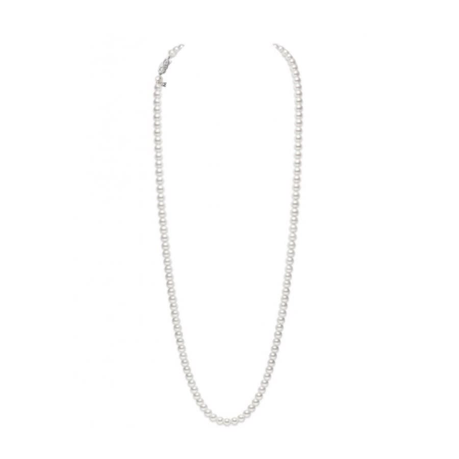 Mikimoto Akoya Cultured Pearl Strand In White Gold - 32 Inches - 8.00mm