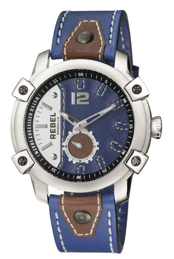 Rebel Weeksville Mens Watch Rb121-4141 In Navy