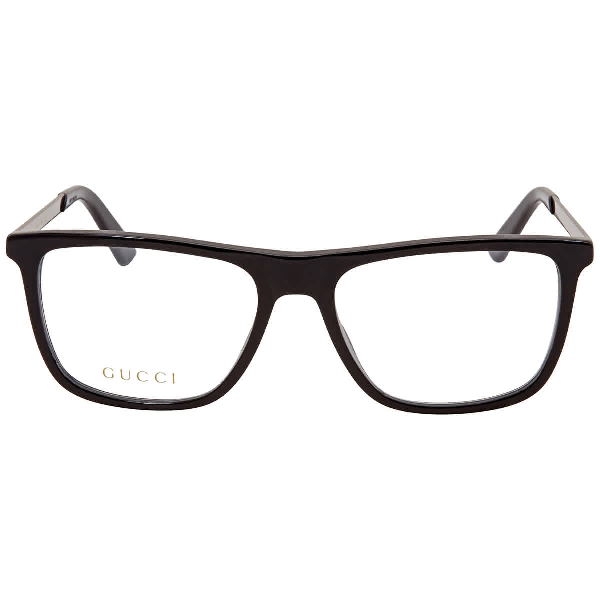 Gucci Mens Black Square Eyeglass Frames Gg0691o-004 56