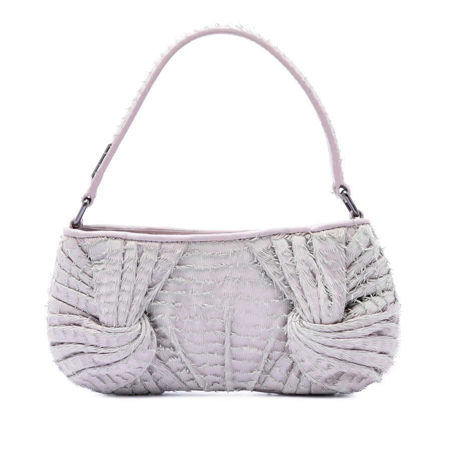 Pre-owned Burberry Prorsum Leather Fringed Shoulder Bag Ladies A2TI0ZCASI9YAS80