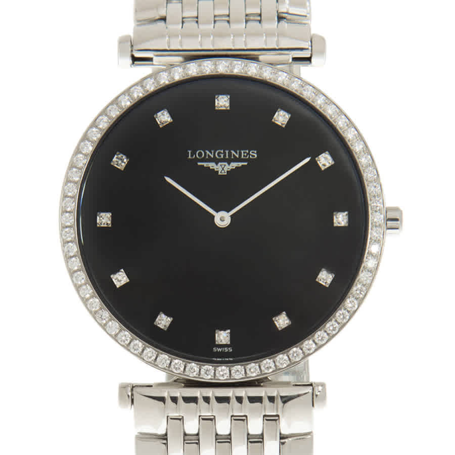 Shop Longines La Grande Black Dial Unisex Watch L4.741.0.58.2