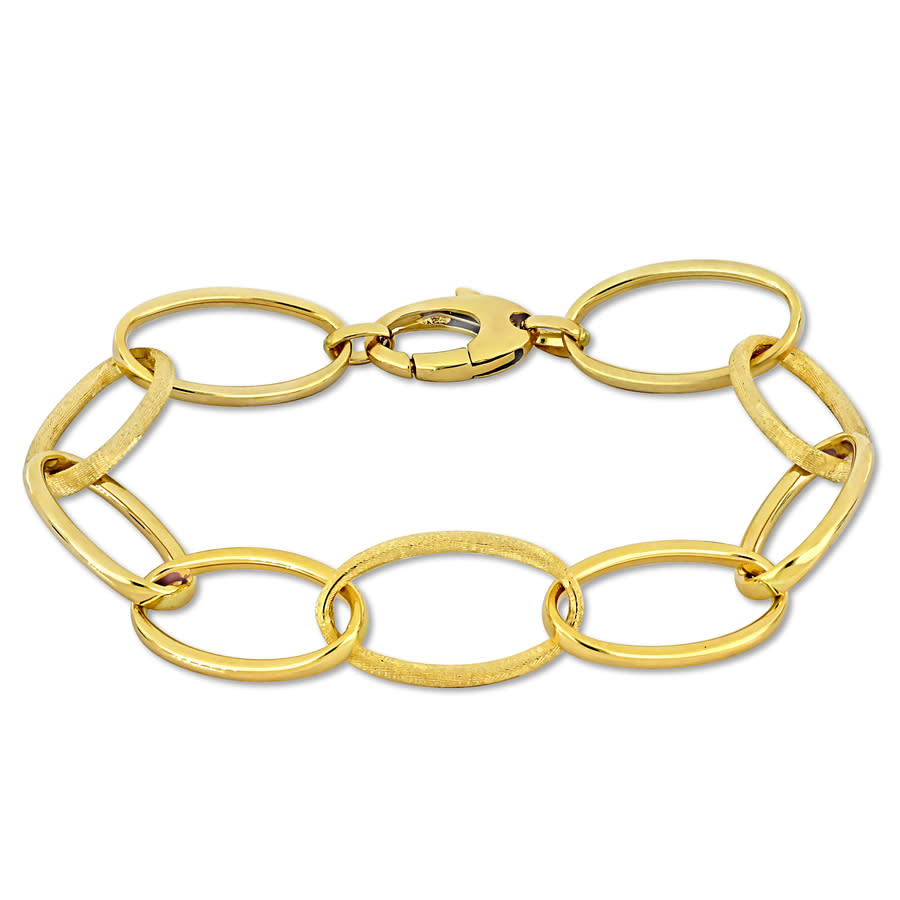 Amour Oval Link Bracelet In 14k Yellow Gold - 8 In.