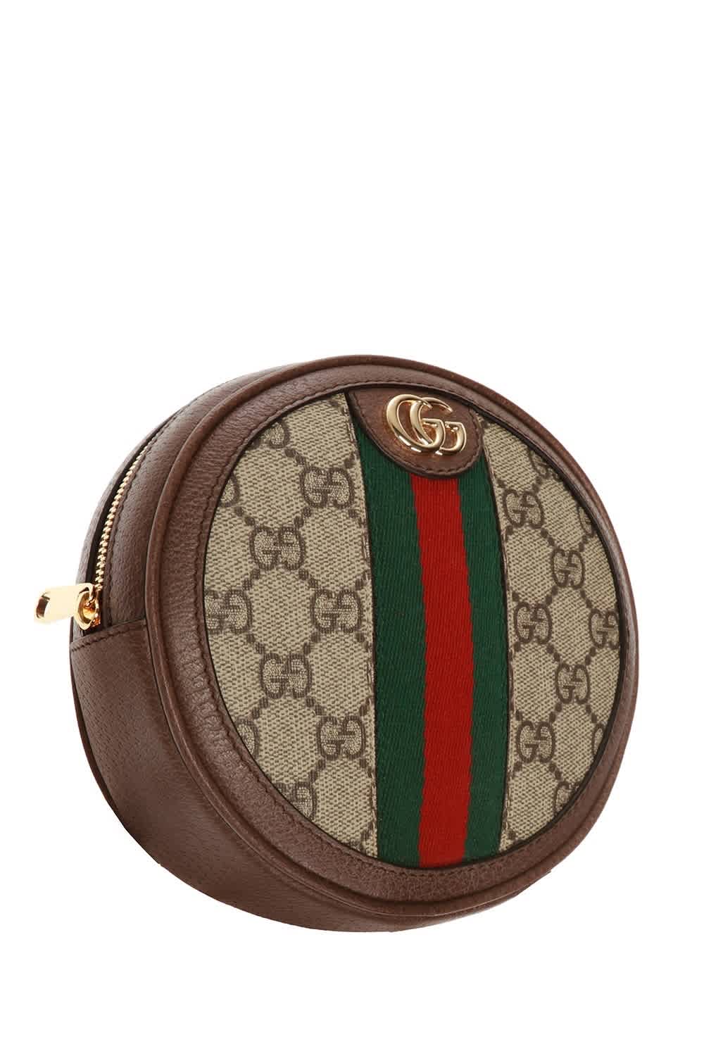 Gucci Ophidia GG Mini Backpack Brown in Leather/Canvas with Gold-tone - US