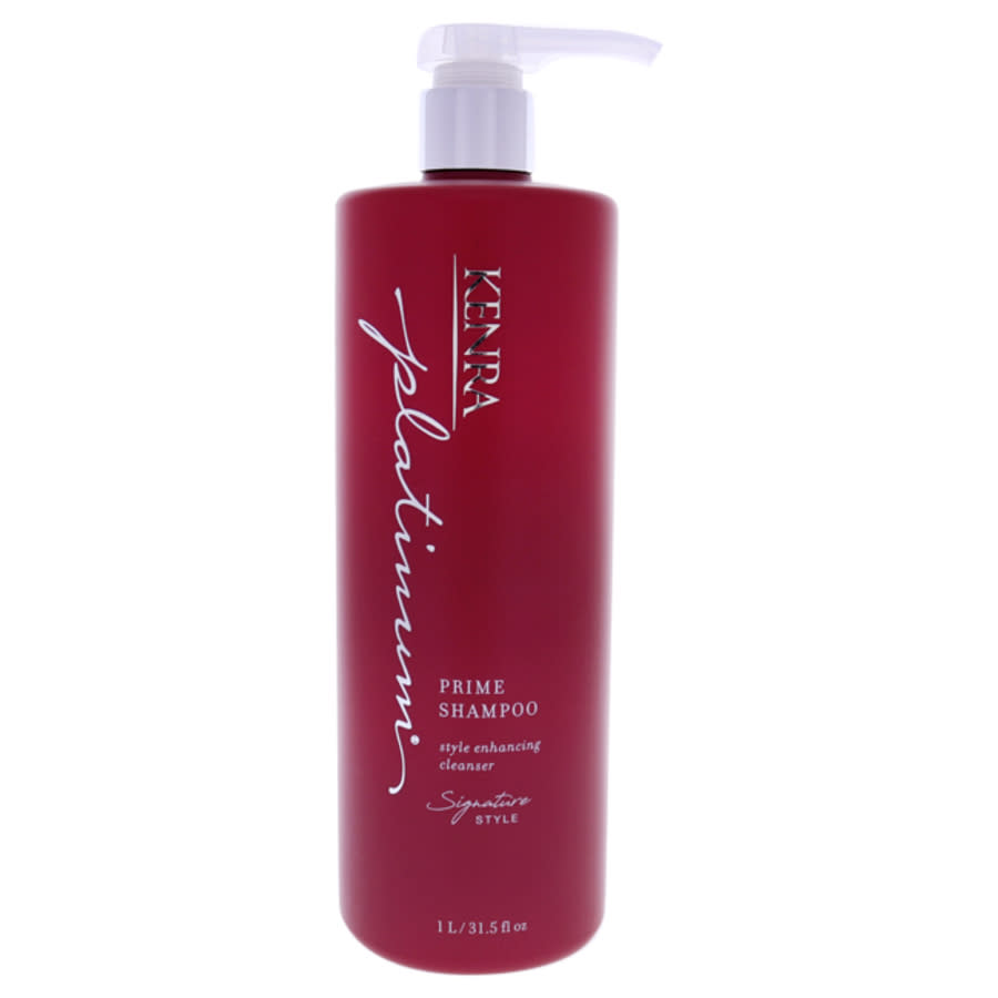 Kenra Platinun Signature Style Prime Shampoo By  For Unisex - 31.5 oz Shampoo In Silver Tone