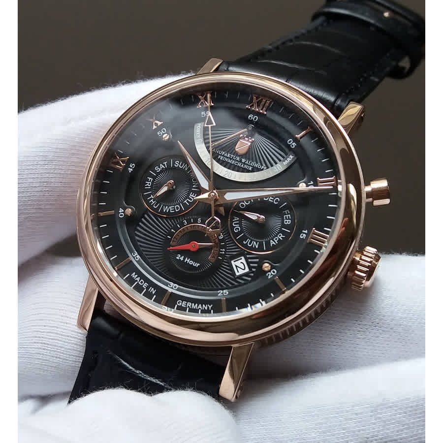 Waldhoff Waldhoff Multimatic Rose Gold Obsidian Black Automatic