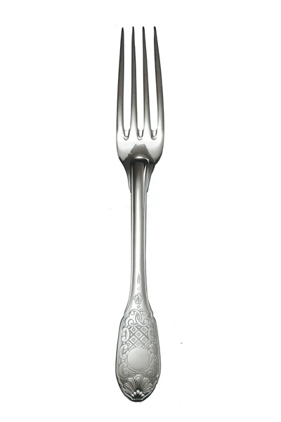 Christofle Stainless Steel Adagio Salad Fork 2414-013 In Silver-tone