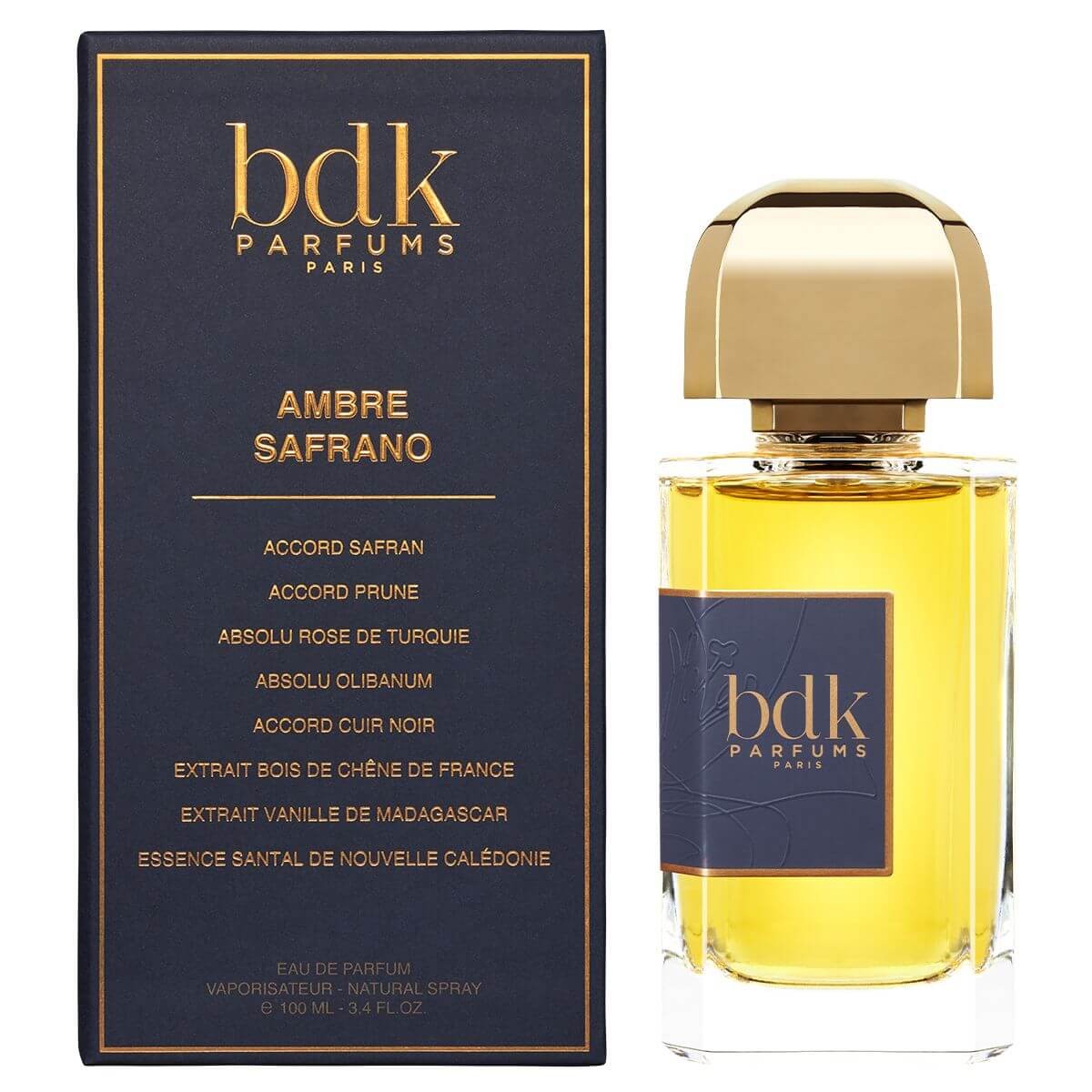 BDK Parfums Unisex Ambre Safrano EDP Spray 3.4 oz Fragrances 3760035450726