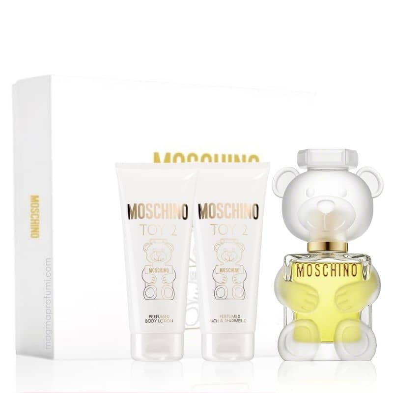 Moschino Ladies Toy 2 Gift Set Fragrances 8011003877119 In Amber / White