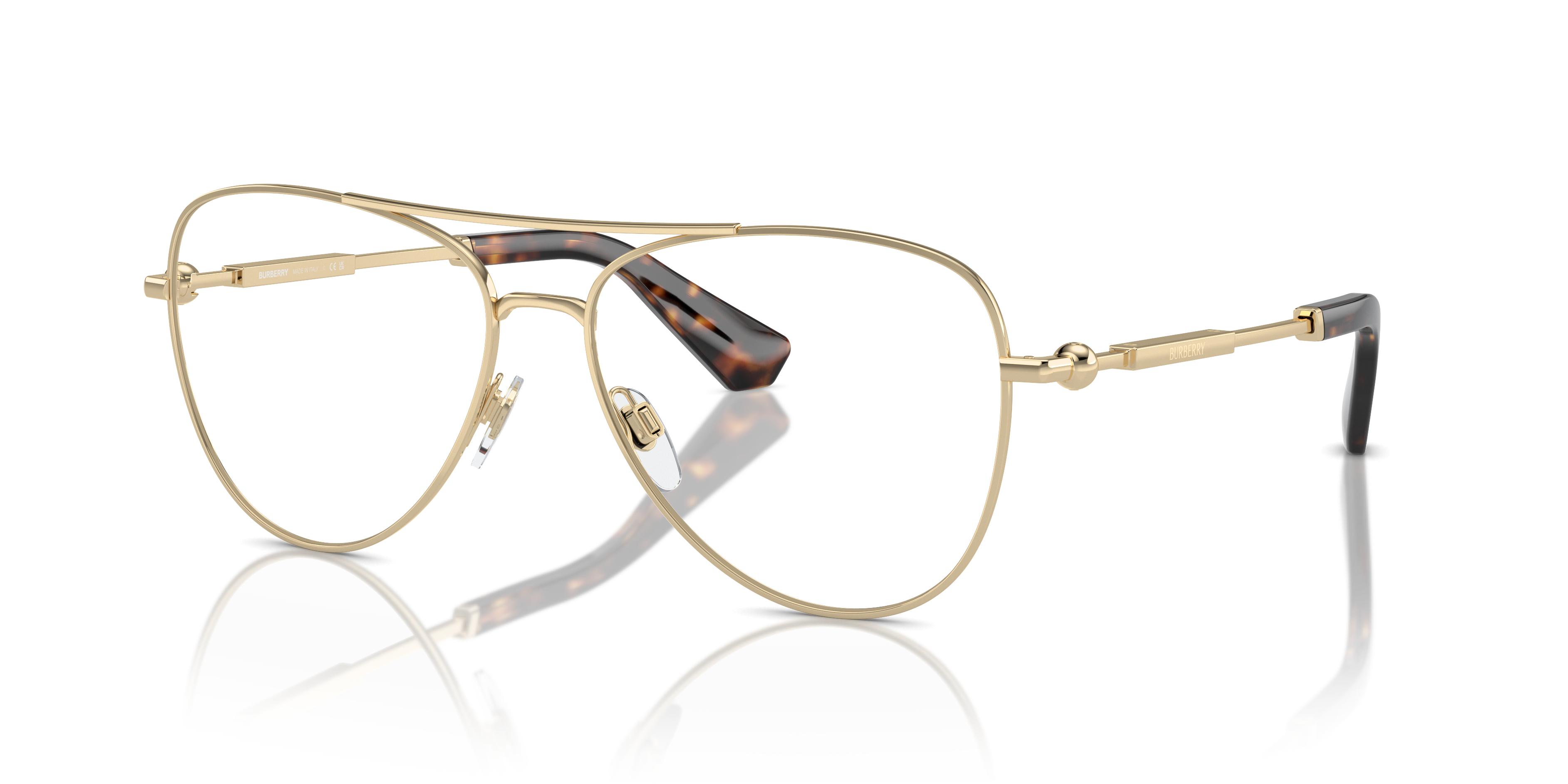 Burberry Demo Pilot Mens Eyeglasses BE1386 1109 55