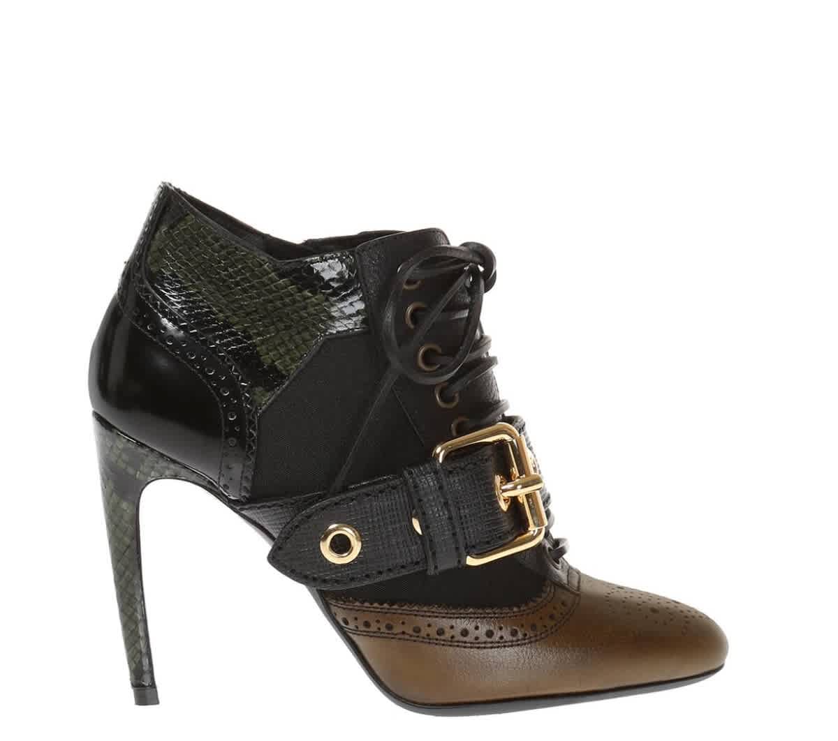 BURBERRY LADIES WESTMARSH 100MM ANKLE BOOTS