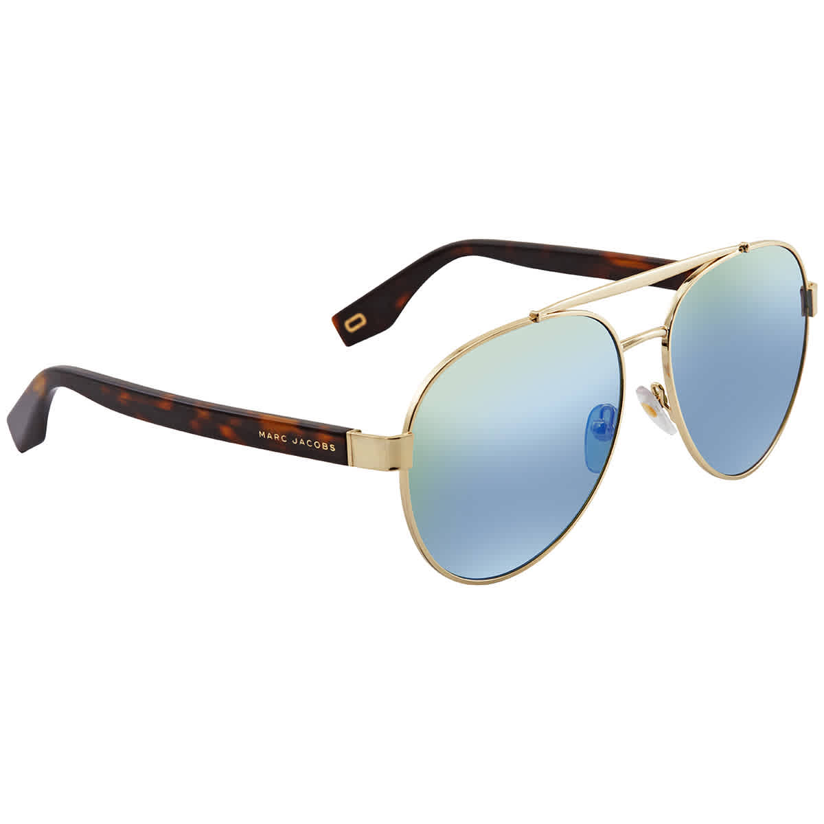 marc jacobs mirrored aviator sunglasses