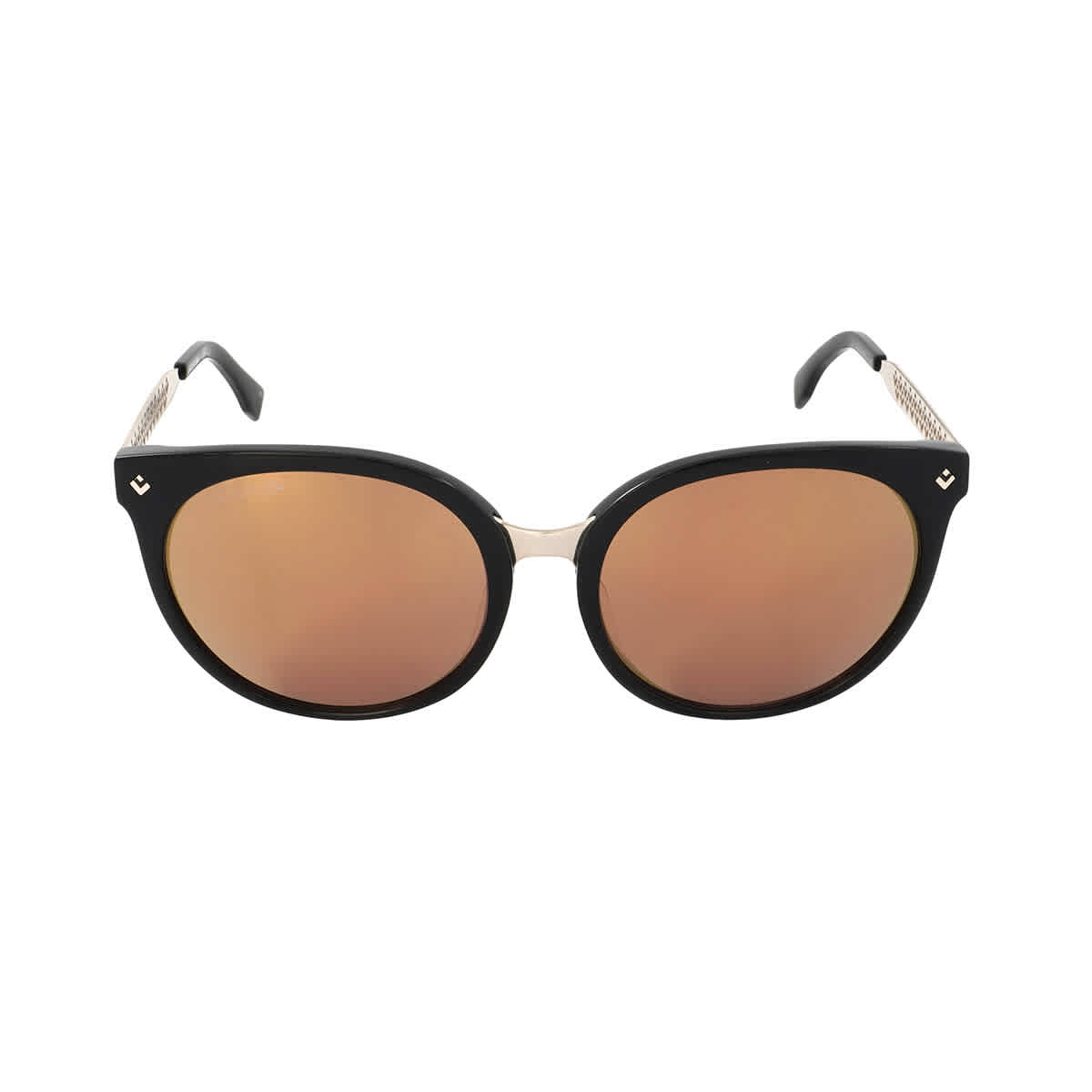 Lacoste Brown Phantos Ladies Sunglasses L84sa 001 55 In Black / Brown