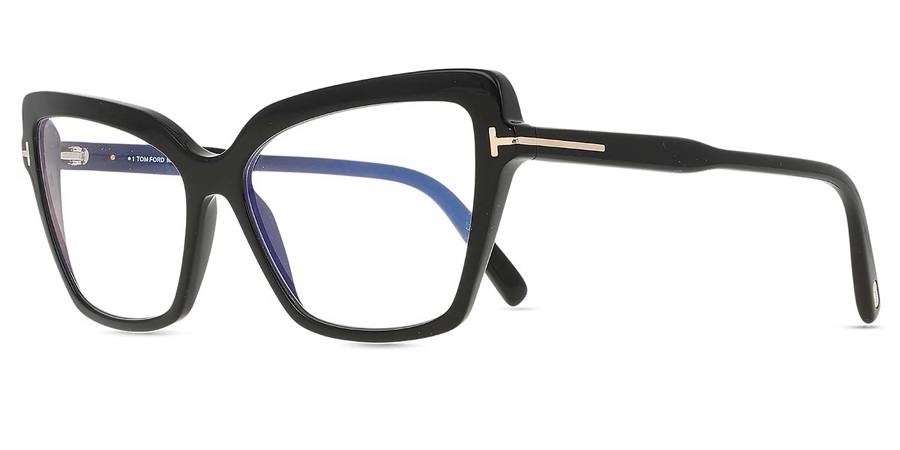 Tom Ford Cat Eye Blue Light Glasses, 55mm