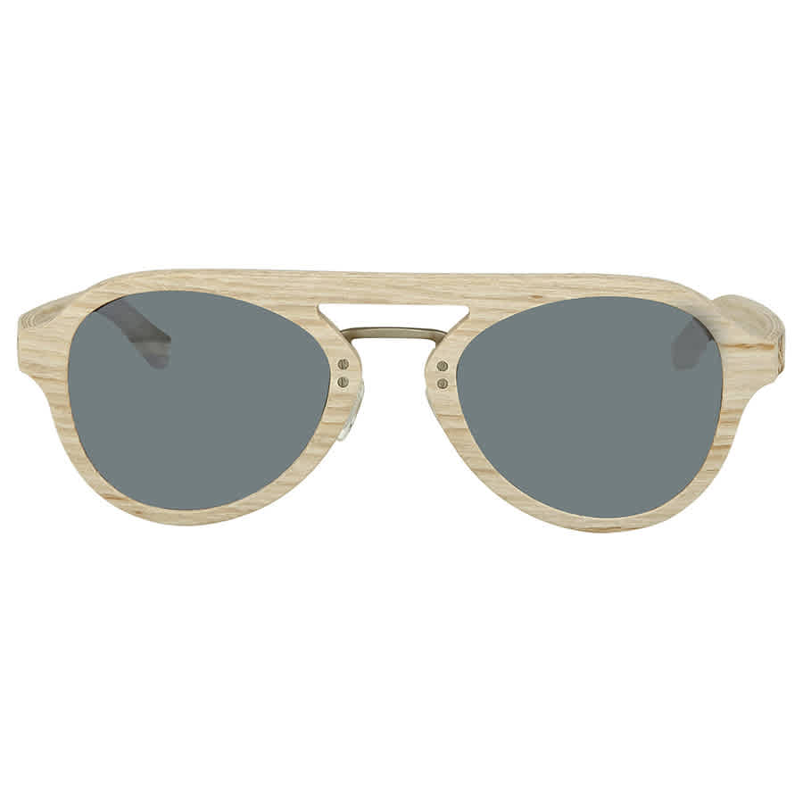 Earth Cruz Wood Sunglasses In Silver / Spring / White