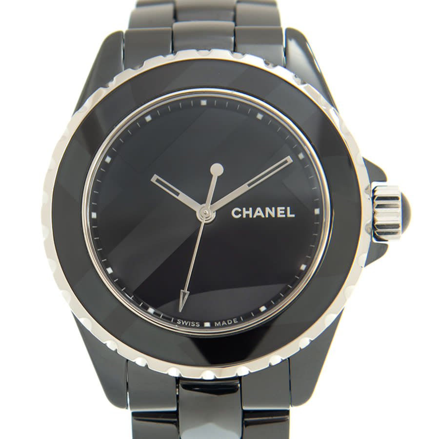 Pre-owned Chanel J12 Automatic Black Dial Ladies Watch H5581