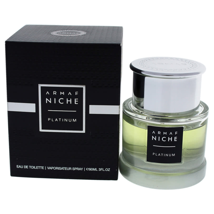 Armaf Platinum By  Niche For Men - 3 oz Edt Spray