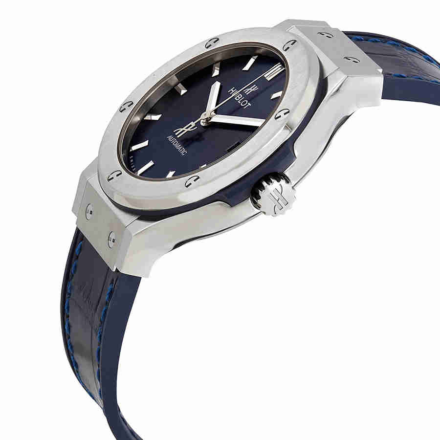 Hublot Classic Fusion Automatic Blue Sunray Dial Titanium 38mm