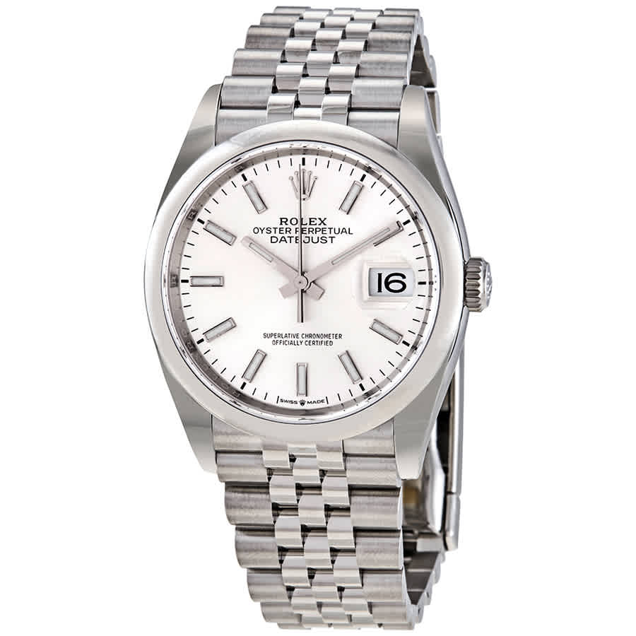 datejust 36 silver dial