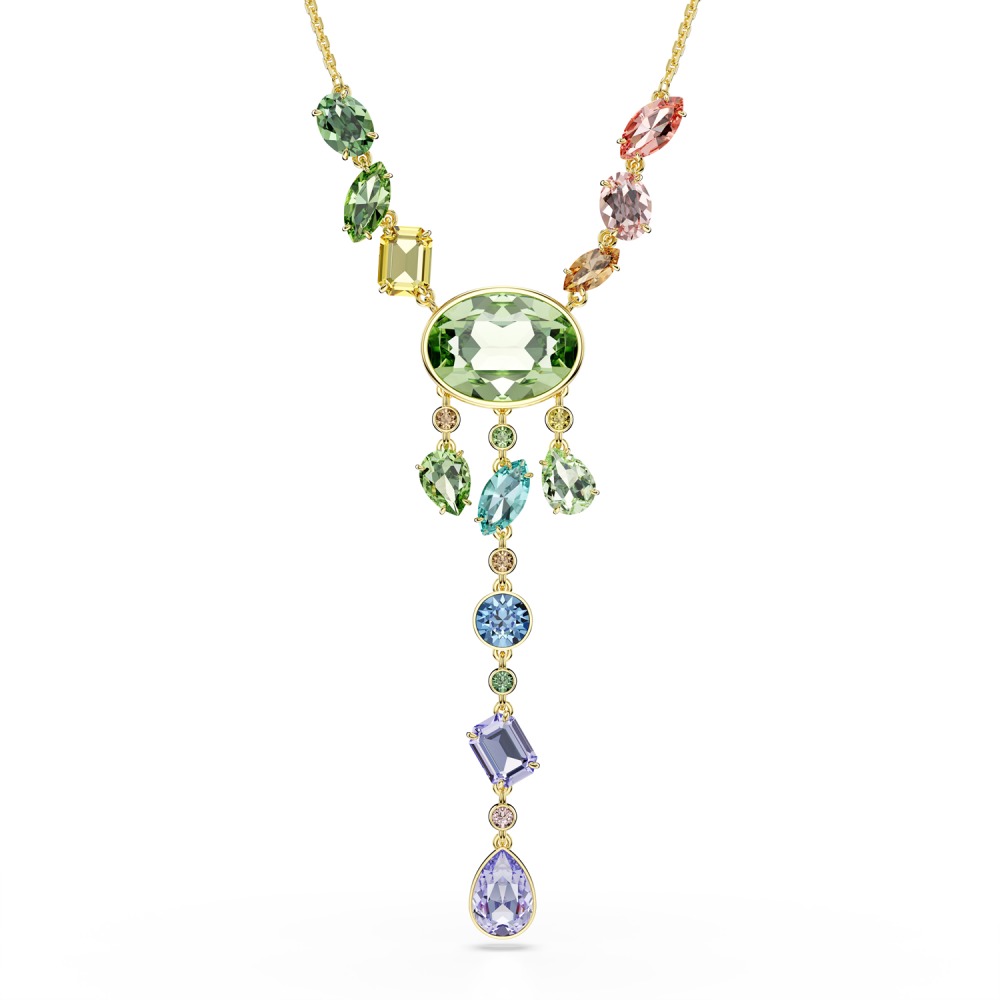 Swarovski Gema Gold-Tone Plated Crystal Necklace