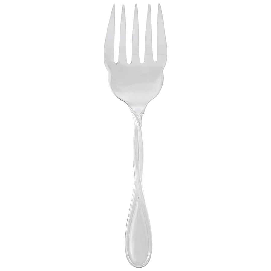 Christofle Silver Plated Galea Fish Serving Fork 0047-080 In Silver