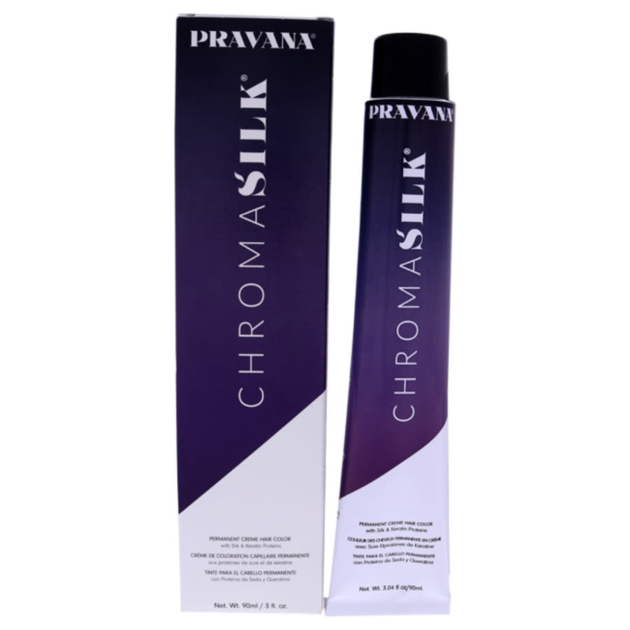 Pravana Chromasilk Creme Hair Color - 4.45 Copper Mahogany Brown By  For Unisex - 3 oz Hair Color