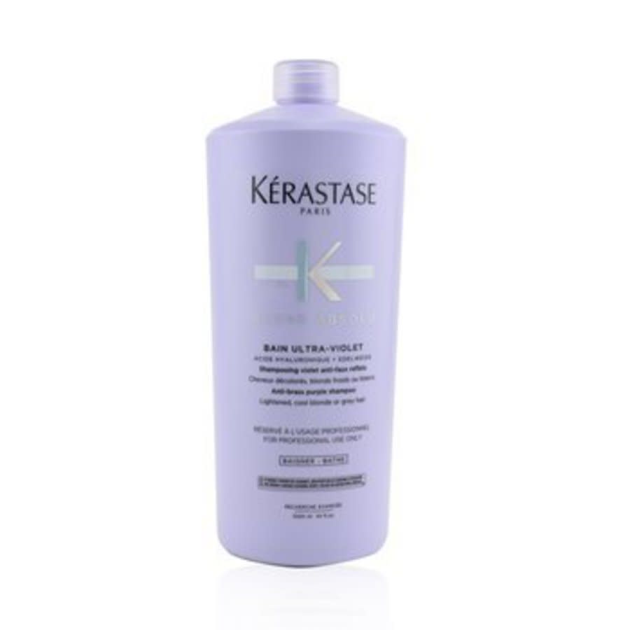 Kerastase - Blond Absolu Bain Ultra-violet Anti-brass Purple Shampoo (lightened, Cool Blonde Or Grey Hair) 100 In Grey,purple,yellow
