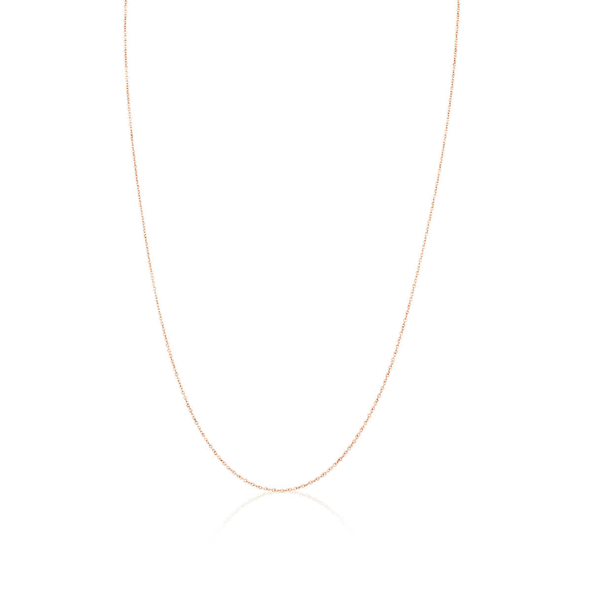 Tiffany & Co 18k Rose Gold Chain In Gold Tone,pink,rose Gold Tone