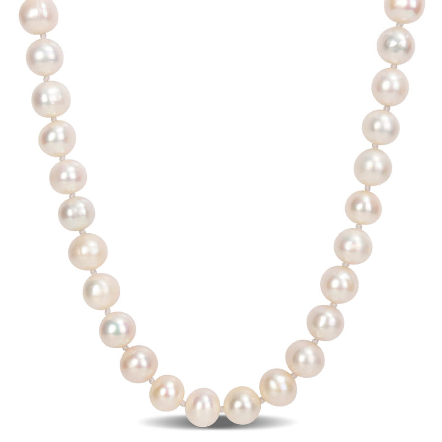 Amour 7.5-8mm Cultured Freshwater Pearl Strand Necklace In White