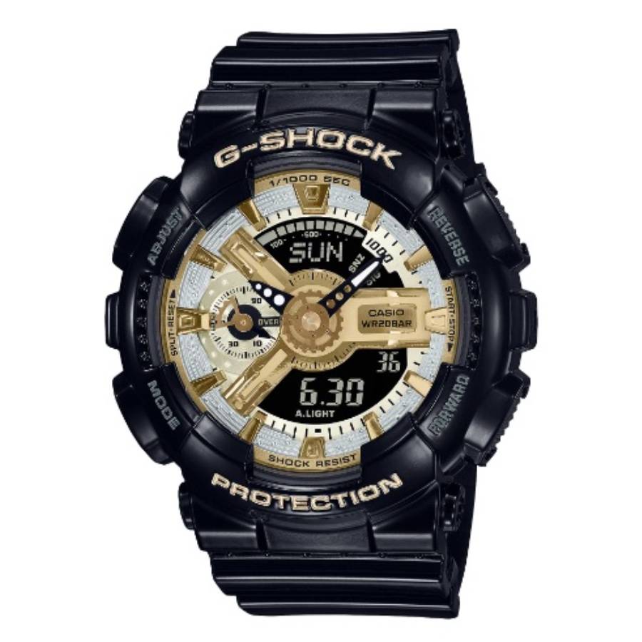 Casio G-shock Ladies Quartz Watch Gmas110gb-1a In Black