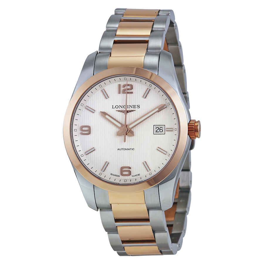longines conquest classic rose gold
