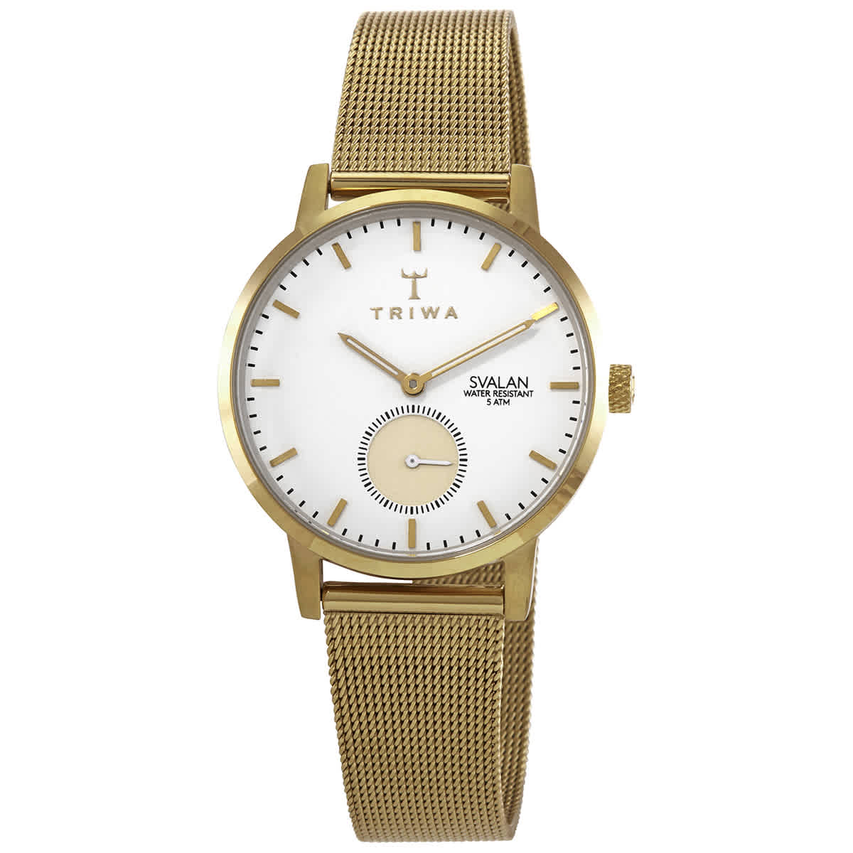 Triwa Quartz Svalan Gold White Dial Ladies Watch Svst105ms121313 In Gold / Gold Tone / Ivory / White / Yellow