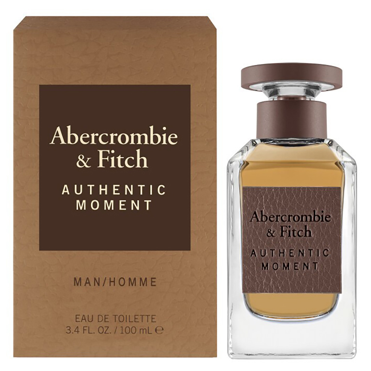 Abercrombie And Fitch Mens Authentic Moment EDT 3.4 oz Fragrances 085715169525