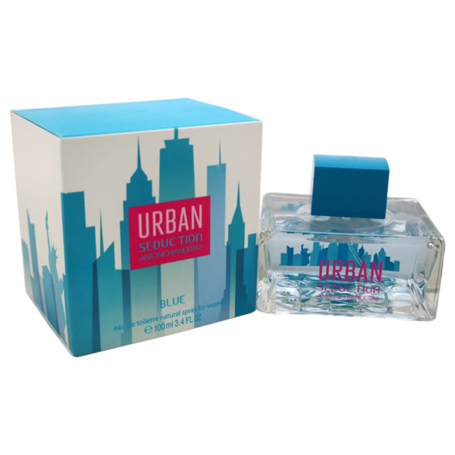 Click to view more detailed imagery on our partner's website Antonio Banderas Urban Seduction Blue By For Women - 3.4 oz Edt Spray