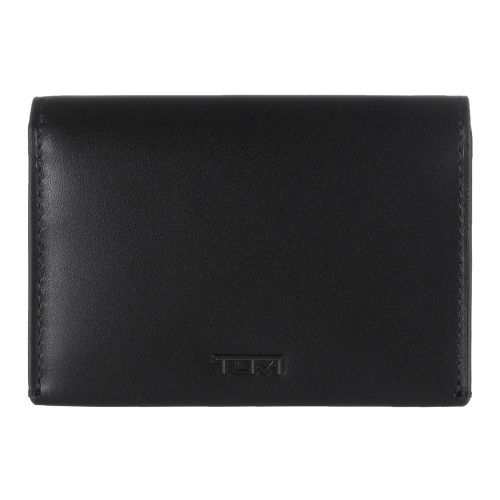 Tumi Nassau Zip-Around Travel Wallet Black Smooth