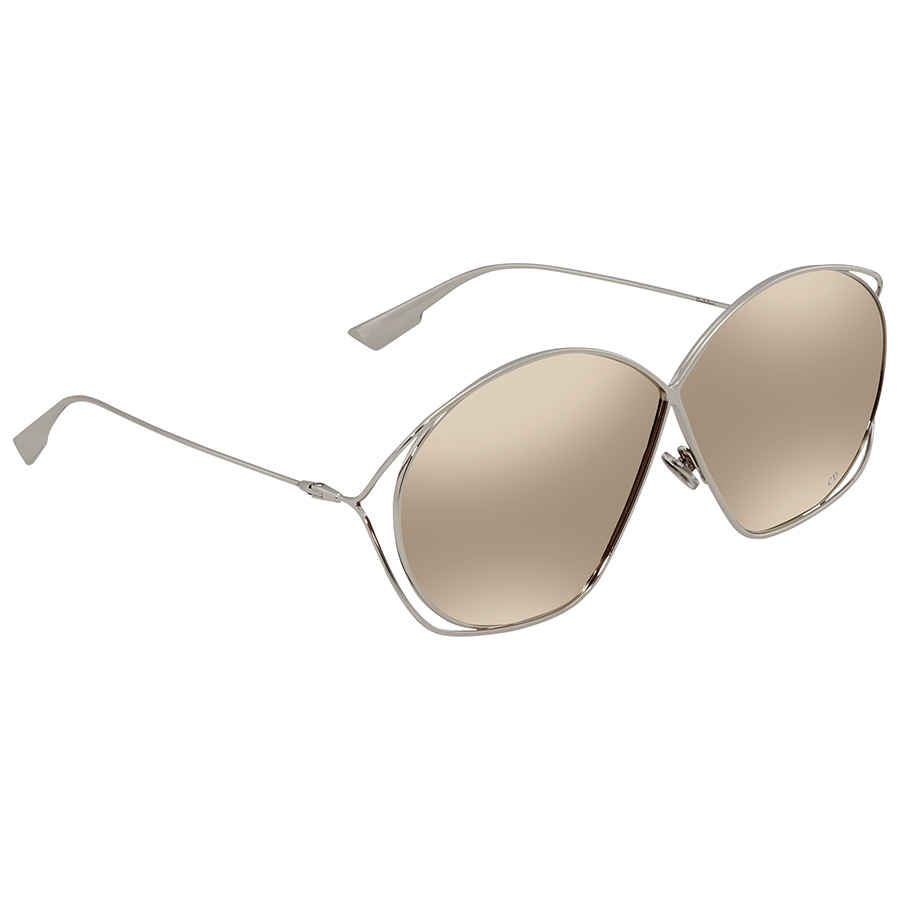 DIOR STELLAIRE 2 GREY PINK OVERSIZED LADIES SUNGLASSES DIORSTELLAIRE2 010SQ 68