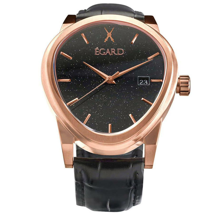 Egard Egard Dali V2 Rose Automatic Black Dial Mens Watch WCH 50