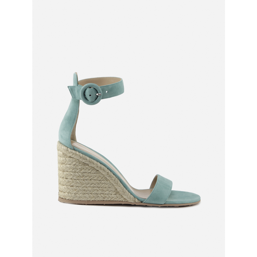 Gianvito Rossi Portofino 85 Ladies Blue Sandals