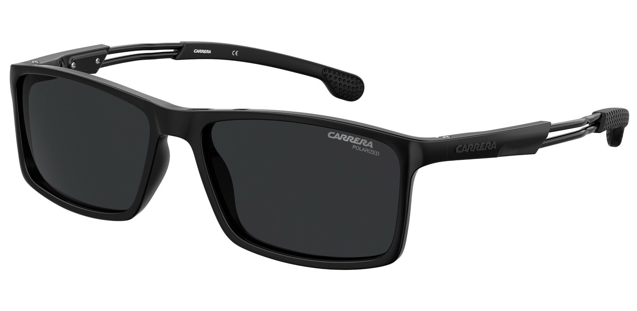 Carrera Men's CA8014S Polarized Rectangular Sunglasses – Metal Frame, UV Protection